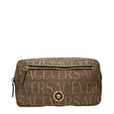 Versace Beige Fabric Backpack