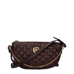 Versace Brown Leather Handbag