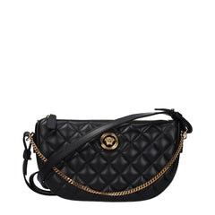 Versace Black Leather Handbag