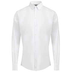 Dolce & Gabbana White Cotton Dress Shirt