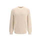 Fendi Beige Fleece Wool Sweatshirt