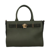 Versace Green Leather Handbag