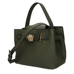 Versace Green Leather Handbag