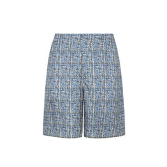 Fendi Blue Silk Knee Length