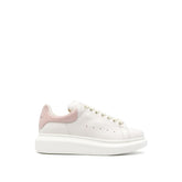 Alexander McQueen White Leather Platform Sneakers