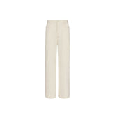 Dior White Cashmere Chino Pants