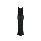 Saint Laurent Black Acetate Casual Dress