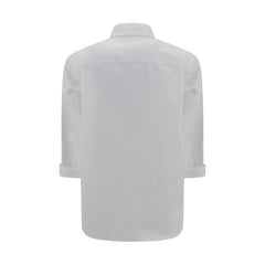 Brunello Cucinelli White Cotton Dress Shirt