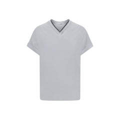 Brunello Cucinelli White Cotton T-Shirt