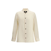 Valentino Cream Silk Shirt