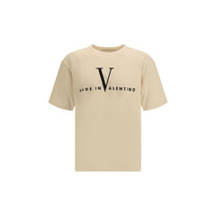 Valentino Beige Cotton T-Shirt