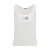 Versace White Cotton Top