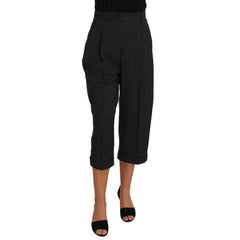 Dolce & Gabbana Black Cotton Pants