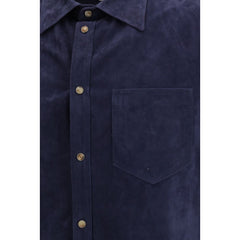 Brunello Cucinelli Blue Denim Shirt