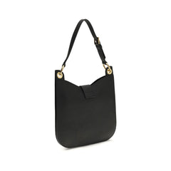 Tom Ford Black Calf Leather Bos Taurus Shoulder Bag