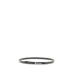 Tom Ford Black Leather Thin Belt