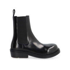 Bottega Veneta Black Calfskin Chelsea Boots