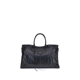 Balenciaga Black Calf Leather Bos Taurus Shoulder Bag