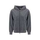 Brunello Cucinelli Gray Cotton Sweatshirt