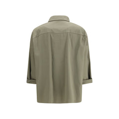 Brunello Cucinelli Bicolor Cotton Dress Shirt