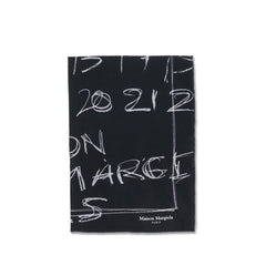 Maison Margiela Black Silk Scarf
