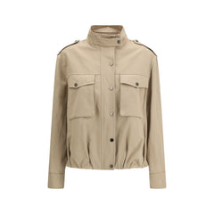 Brunello Cucinelli Beige Cotton Coat