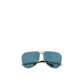 Saint Laurent Silver Metal Sunglasses