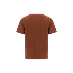 Brunello Cucinelli Brown Cotton T-Shirt