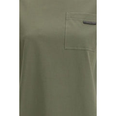 Brunello Cucinelli Bicolor Cotton T-Shirt