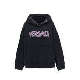 Versace Black Cotton Sweatshirt
