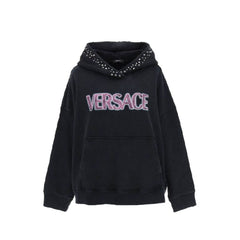 Versace Black Cotton Sweatshirt