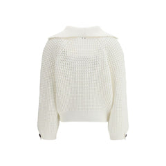 Brunello Cucinelli White Cotton Sweatshirt