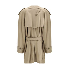 Balenciaga Beige Cotton Trench Coat