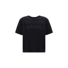 Alexander McQueen Black Cotton T-Shirt