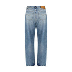 Versace Blue Cotton Jeans Denim
