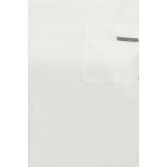 Brunello Cucinelli White Cotton T-Shirt