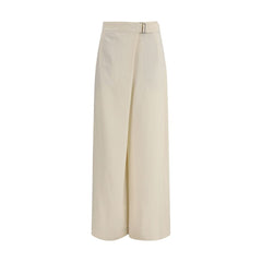 Brunello Cucinelli Beige Viscose Casual Pants