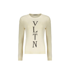 Valentino Beige Cotton Sweater
