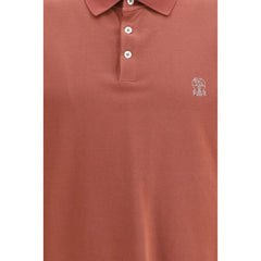 Brunello Cucinelli Red Cotton Shirt