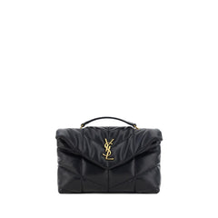 Saint Laurent Black Lamb Ovis Aries Aries Shoulder Bag