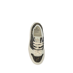 Fendi Brown Rubber Platform Sneakers