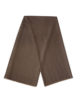 Dolce & Gabbana Brown Polyester Neck Warmer Shawl 185cm x 165cm Men Scarf
