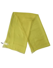 Dolce & Gabbana Yellow Silk Neck Wrap Shawl Foulard 120cm x 117cm Scarf