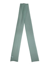 Dolce & Gabbana Teal Silk Sash Wrap Foulard Stole 292cm x 19cm Scarf