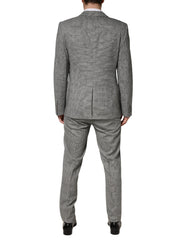 Dolce & Gabbana Gray MARTINI Single Breasted Formal 2PC Suit