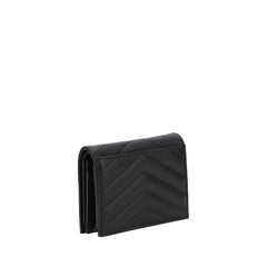Saint Laurent Black Lamb Ovis Aries Aries Wallet