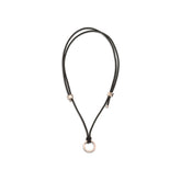 Brunello Cucinelli Brown Calf Leather Bos Taurus Keychain