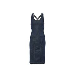 Alaïa Blue Cotton Casual Dress