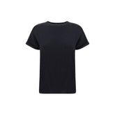 Brunello Cucinelli Black Nylon T-Shirt