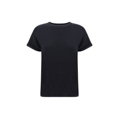 Brunello Cucinelli Black Nylon T-Shirt